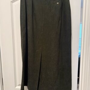 Talbots Dark Green Maxi Skirt
